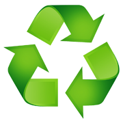 A recycling symbol