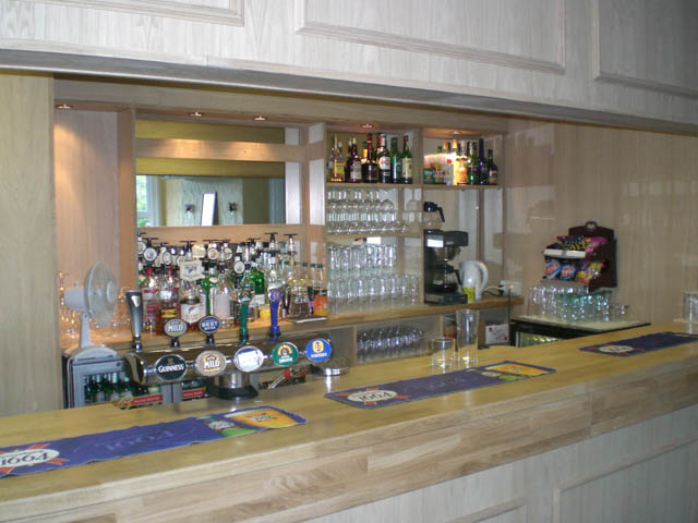A photograph of an Applewood Joinery Ltd bespoke bar.
