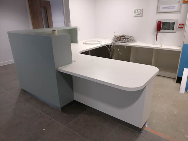 A photograph of an Applewood Joinery Ltd bespoke desk.