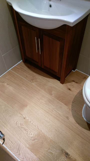 A photograph of Applewood Joinery Ltd bespoke flooring.