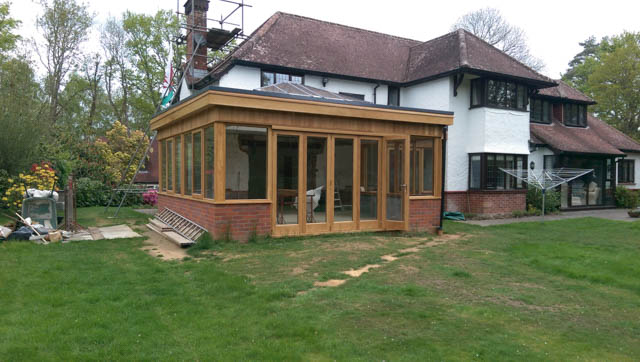 A photograph of an Applewood Joinery Ltd orangery.