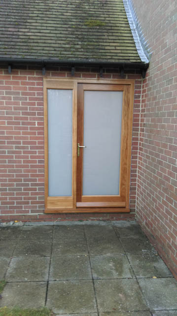 A photograph of an Applewood Joinery Ltd back door.