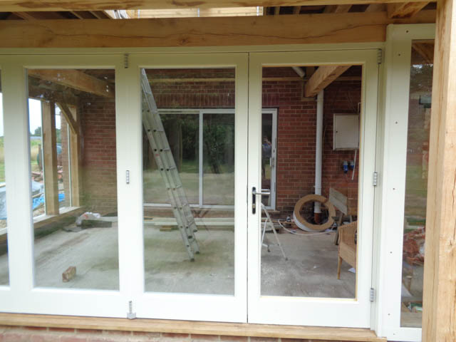 A photograph of an Applewood Joinery Ltd bi-folding door.