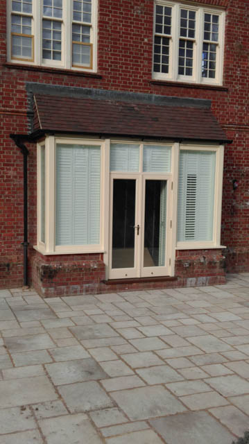 A photograph of an Applewood Joinery Ltd french door.