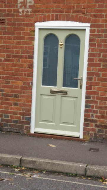 A photograph of an Applewood Joinery Ltd front door.