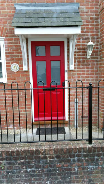 A photograph of an Applewood Joinery Ltd front door.