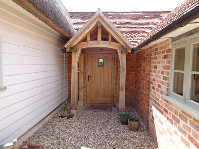 A photograph of an Applewood Joinery Ltd front door.
