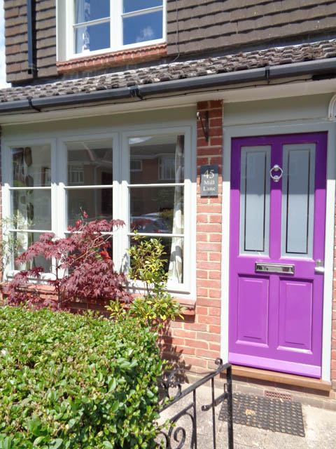 A photograph of an Applewood Joinery Ltd front door.