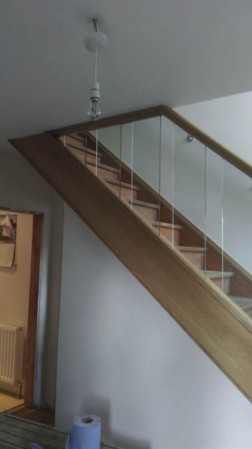 A photograph of an Applewood Joinery Ltd staircase renovation