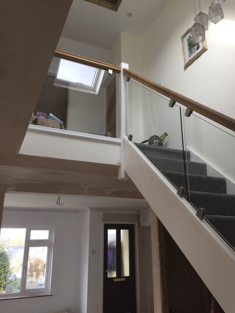 A photograph of an Applewood Joinery Ltd staircase renovation