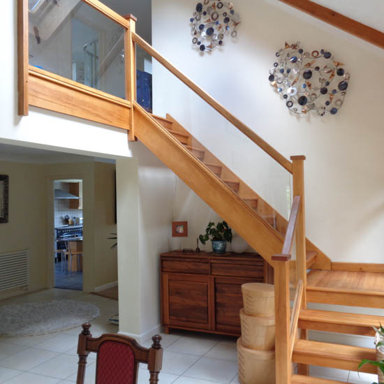 A photograph of an Applewood Joinery Ltd staircase renovation
