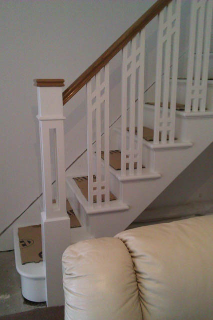 A photograph of a Applewood Joinery Ltd staircase