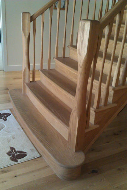 A photograph of a Applewood Joinery Ltd staircase
