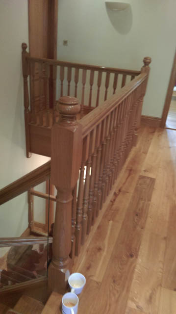 A photograph of a Applewood Joinery Ltd staircase