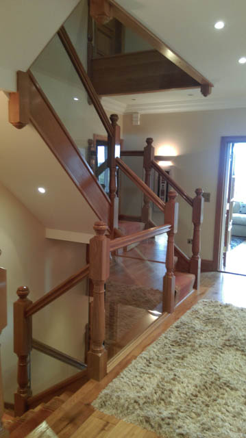 A photograph of a Applewood Joinery Ltd staircase