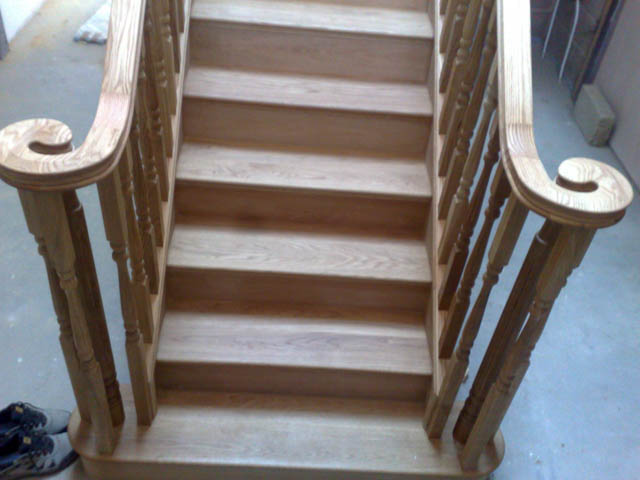 A photograph of a Applewood Joinery Ltd staircase