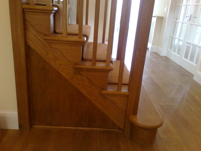 A photograph of a Applewood Joinery Ltd staircase