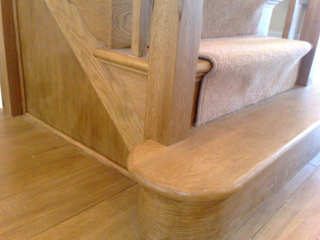A photograph of a Applewood Joinery Ltd staircase