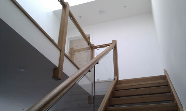 A photograph of a Applewood Joinery Ltd staircase