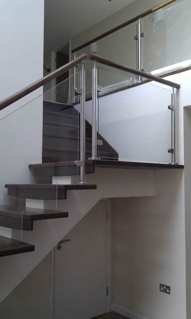 A photograph of a Applewood Joinery Ltd staircase