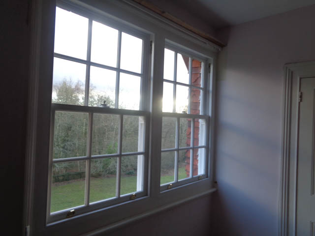 A photograph of a Applewood Joinery Ltd window