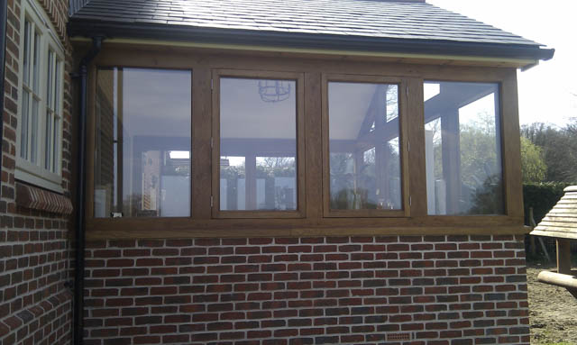 A photograph of a Applewood Joinery Ltd window